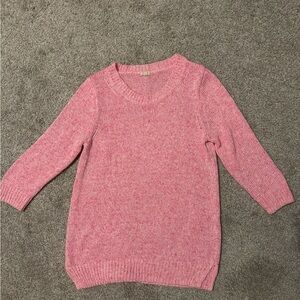 J. Crew Pink Crew Neck Sweater